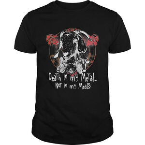 Satan Death In My Metal Not In Meals Shirt